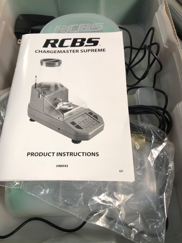 Photo 2 of * USED * RCBS Chargemaster Supreme - Accurate and Reliable Powder Scale and Dispenser, Fast and Consistent, Ideal for Precision Shooting and Reloading