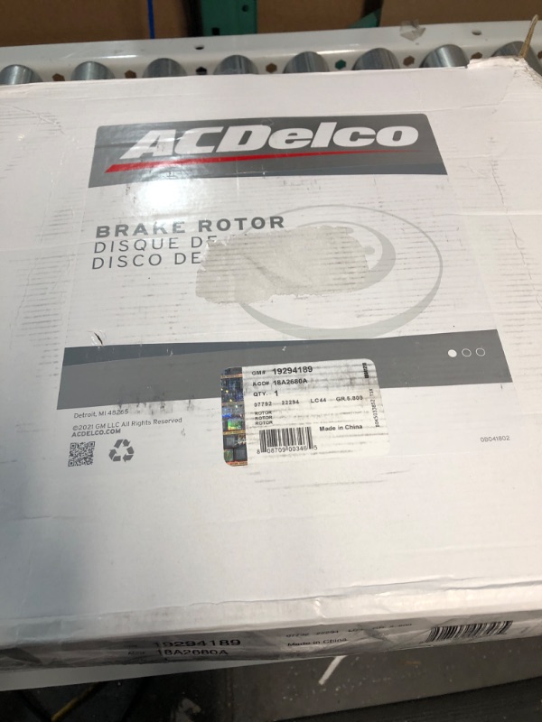 Photo 3 of ACDelco Silver 18A2680A Front Disc Brake Rotor 2011-2022 RAM 2500