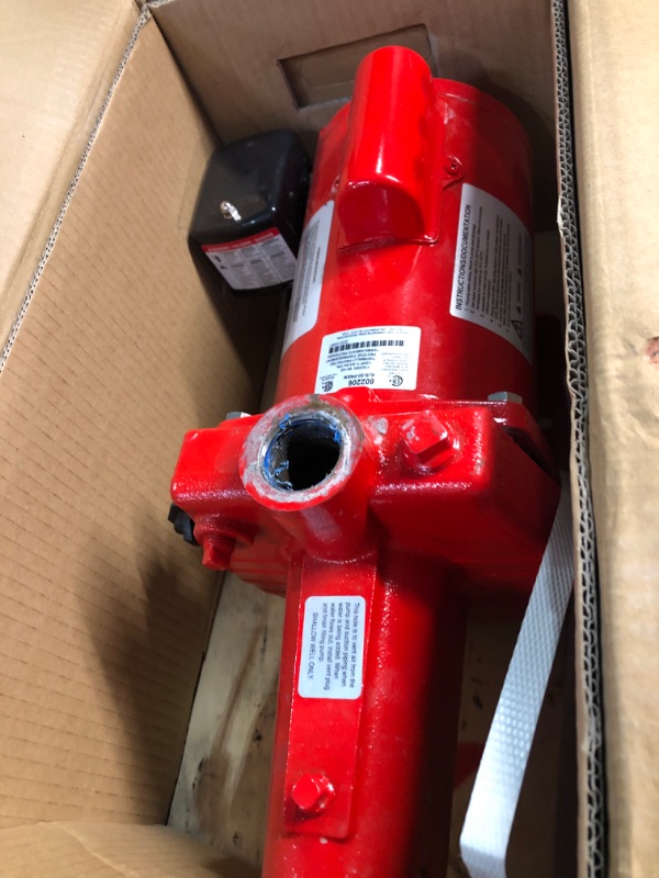Photo 2 of * USED * Red Lion RJS-50-PREM 602206 Premium Cast Iron Shallow Well Jet Pump