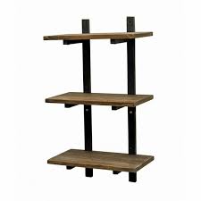 Photo 1 of Alaterre Pomona 36 H Metal and Solid Wood Wall Shelf