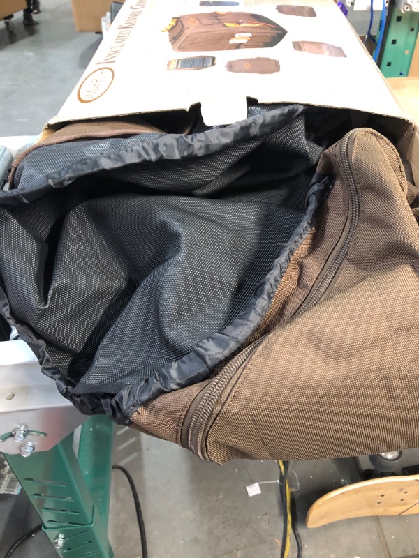 Photo 2 of **USED** BOTTOM OF BAG IS CUT** SEE PICUTRES** Mud River Dixie Insulated Kennel Cover Large (36? x 26? x 26?)