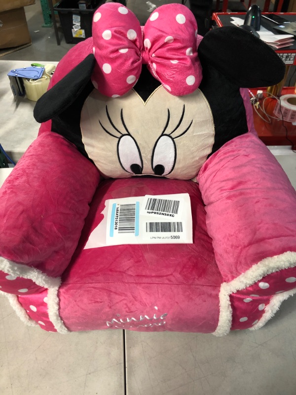 Photo 2 of Disney Minnie Mouse Kids Figural Bean Bag Chair.