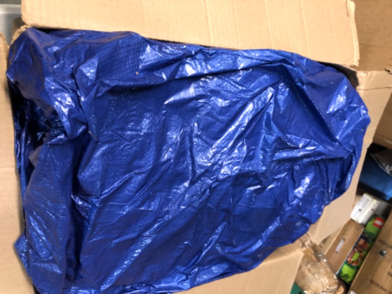 Photo 2 of 30X40 Waterproof Multi-Purpose Poly Tarp – Blue Tarpaulin Protector