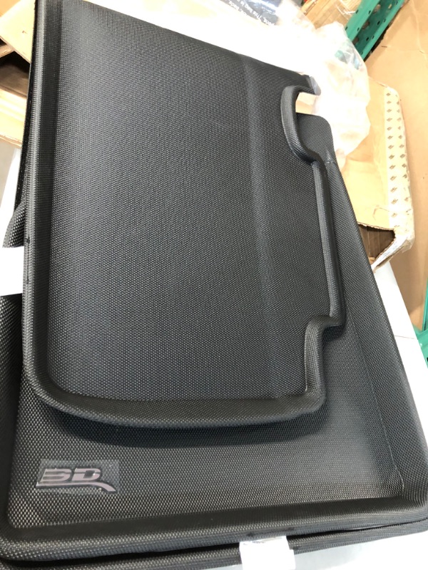 Photo 2 of 3D MAXpider All-Weather Floor Mats for Tesla Model Y 2021-2023 Custom Fit Floor Liners, Kagu Series (1st & 2nd Row)