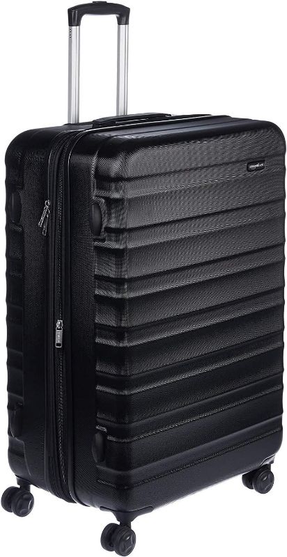 Photo 2 of Amazon Basics 30-Inch Hardside Spinner, Black