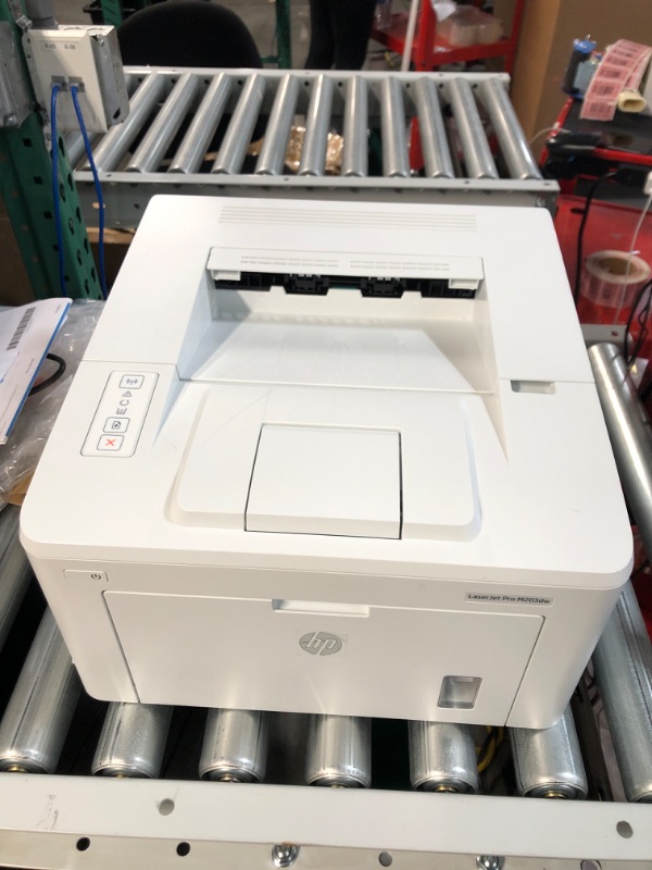 Photo 4 of *NON FUNCTIONAL* *FOR PARTS* HP LaserJet Pro M203dw Wireless Monochrome Printer with built-in Ethernet & 2-sided printing, works with Alexa (G3Q47A)