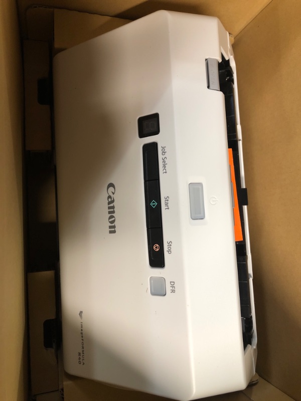 Photo 4 of Canon imageFORMULA R40 Office Document Scanner For PC and Mac, Color Duplex Scanning, Easy Setup For Office Or Home Use, Includes Scanning Software R40 Document Scanner