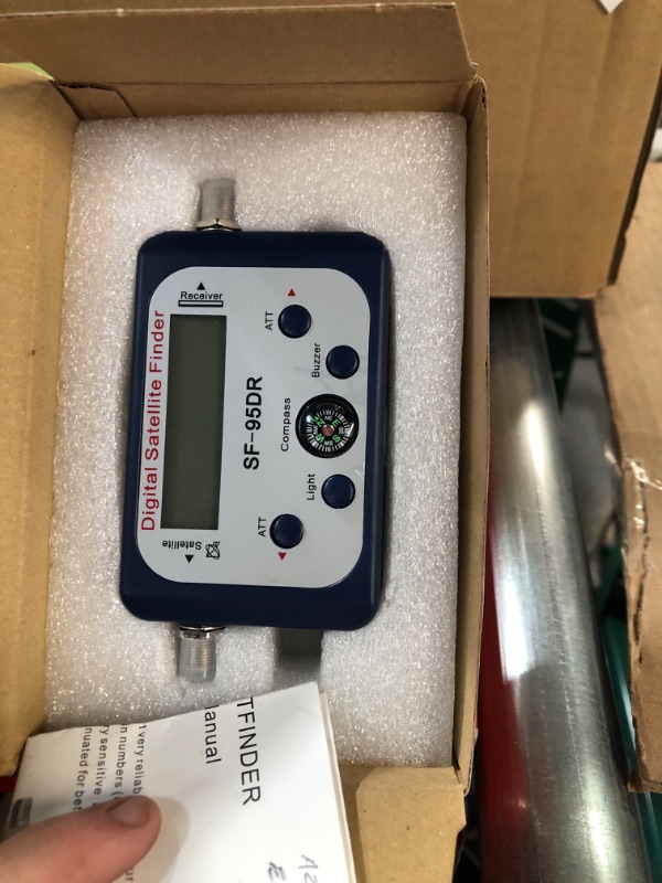 Photo 1 of AGPtek Good For Campers Digital Satellite Signal Meter Finder Meter For Dish Network Directv FTA LCD Graphic Display Backlight Compass Buzzer Control LCD2