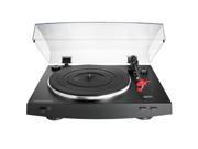 Photo 1 of **USED** LID IS CRACKED** TESTED AND WORKS**AudioTechnica Fully Automatic Belt-Drive Stereo Turntable (Black)