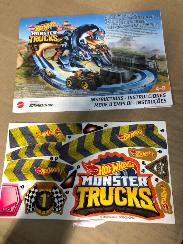 Photo 3 of [USED] Hot Wheels Monster Trucks Scorpion Raceway 