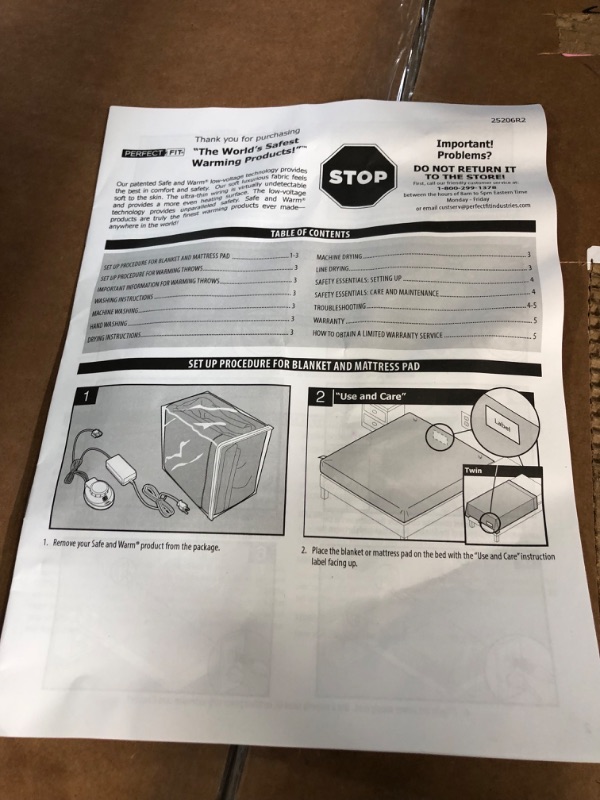 Photo 2 of [USED] Micro-Fleece Heated Electric Warming Blanket - Twin