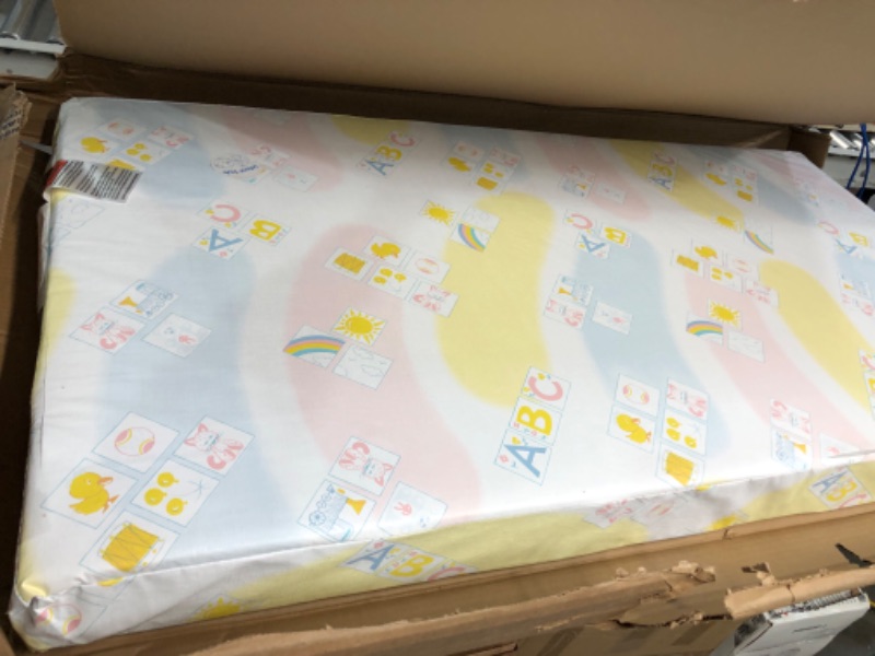 Photo 3 of [DAMAGE] Dream On Me Asheville 4” Firm Fiber Crib and Toddler Mattress