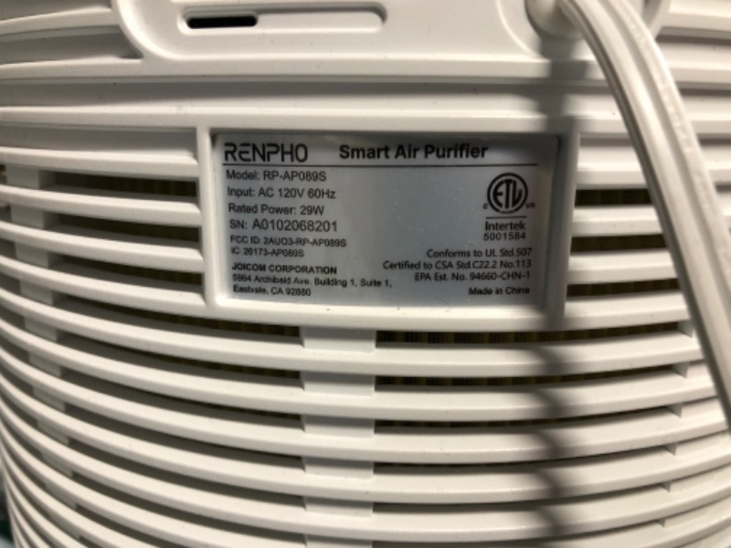 Photo 3 of [USED] RENPHO HEPA Air Purifiers