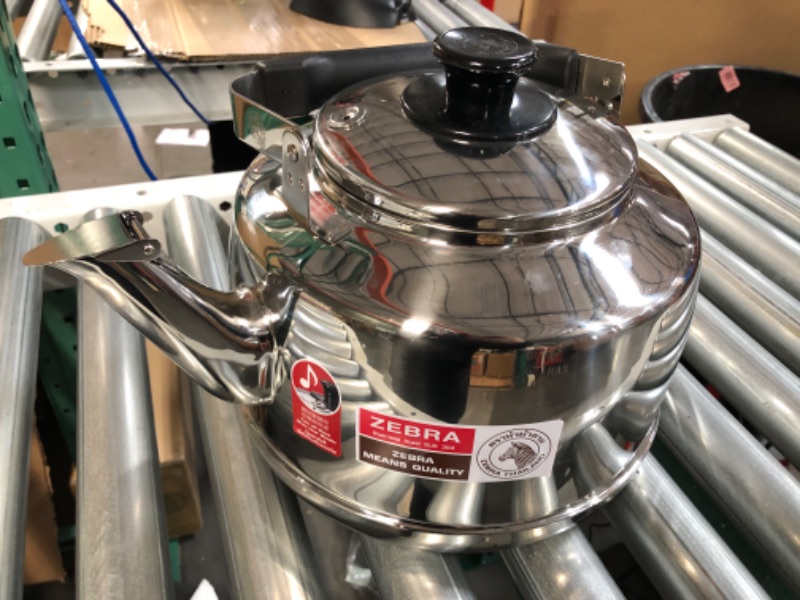 Photo 1 of **SEE NOTES**
Zebra Stainless Steel Stovetop Tea Kettle