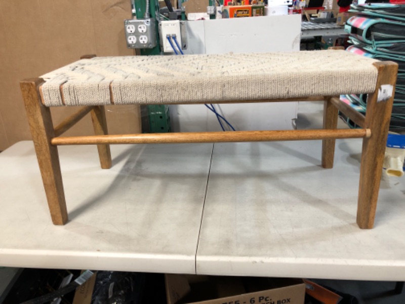 Photo 1 of (Damage) Bench   White 