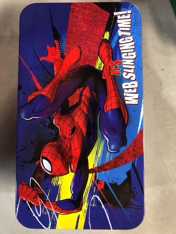 Photo 1 of The Tin Box Company Pencil Box Marvel Spiderman Tote