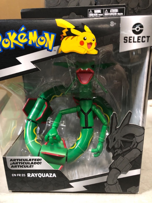 Photo 2 of Pokemon - Select 6&#34; Articulated Rayquaza Action Figure