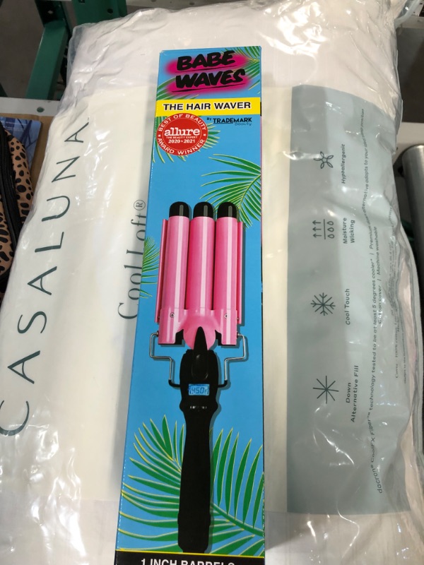 Photo 2 of Babe Waves Original Hair Waving Iron with 25mm Barrels in Pink at Nordstrom Rack