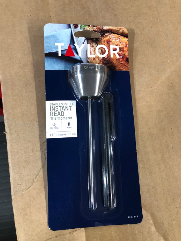 Photo 1 of Taylor Stainless Steel Instant Read Kitchen Thermometer
