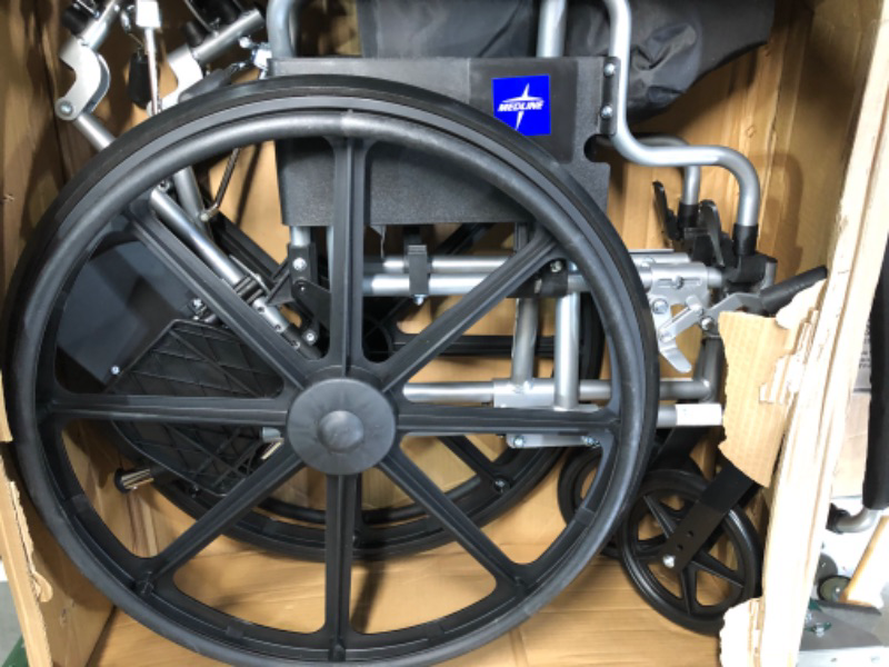 Photo 2 of Medline Lightweight Wheelchair With Flip-Back