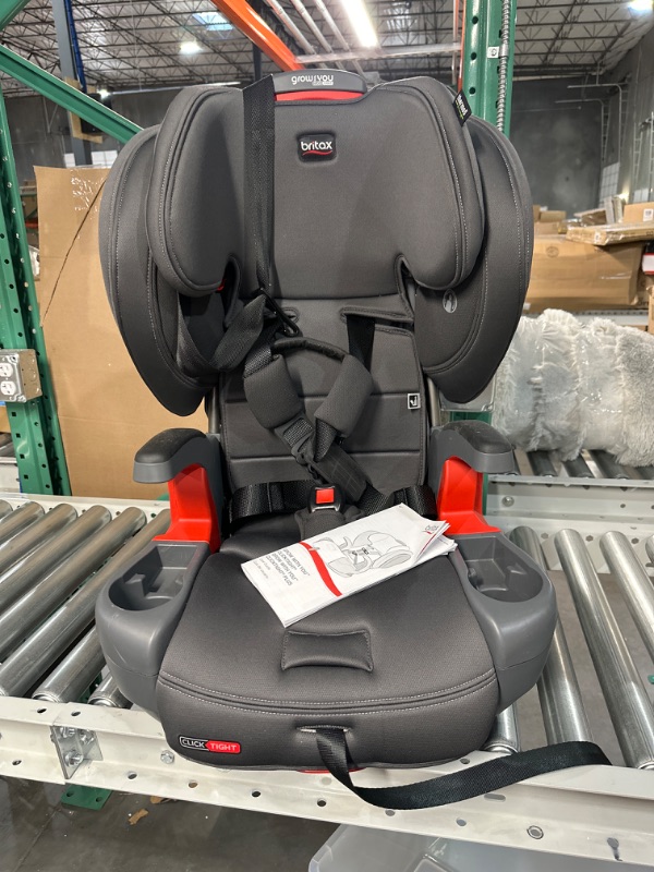 Photo 2 of Britax Grow with You ClickTight Harness-2-Booster Car Seat, Cool N Dry - Cool Flow Moisture Wicking Fabric ClickTight Cool n Dry