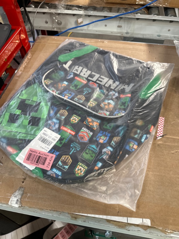 Photo 2 of Minecraft Kids&#39; 16&#34; Backpack - Black