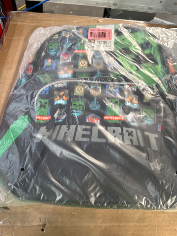 Photo 2 of Minecraft Kids&#39; 16&#34; Backpack - Black