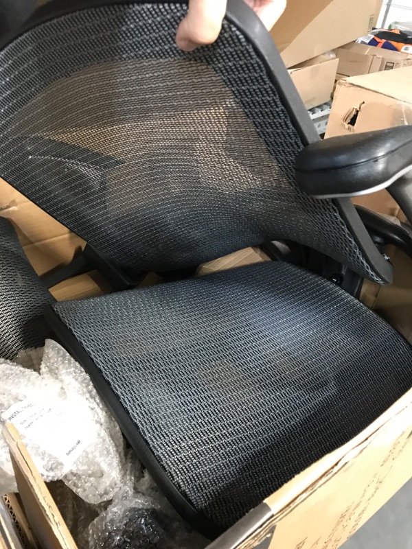 Photo 3 of **USED: SEE NOTES** Gabrylly Ergonomic Mesh Office Chair, High Back Desk Chair Black