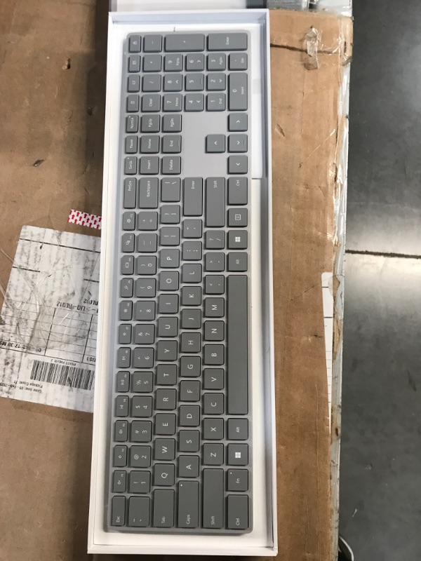 Photo 2 of Microsoft Surface Keyboard, WS2-00025, Silver