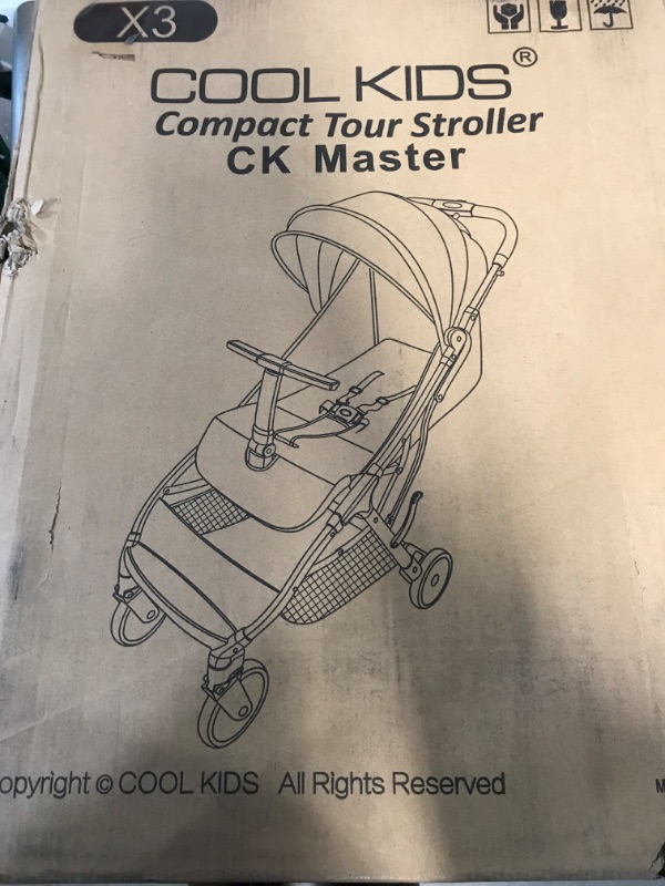 Photo 9 of COOLKIDS Compact Travel Stroller for Airplane BLACK