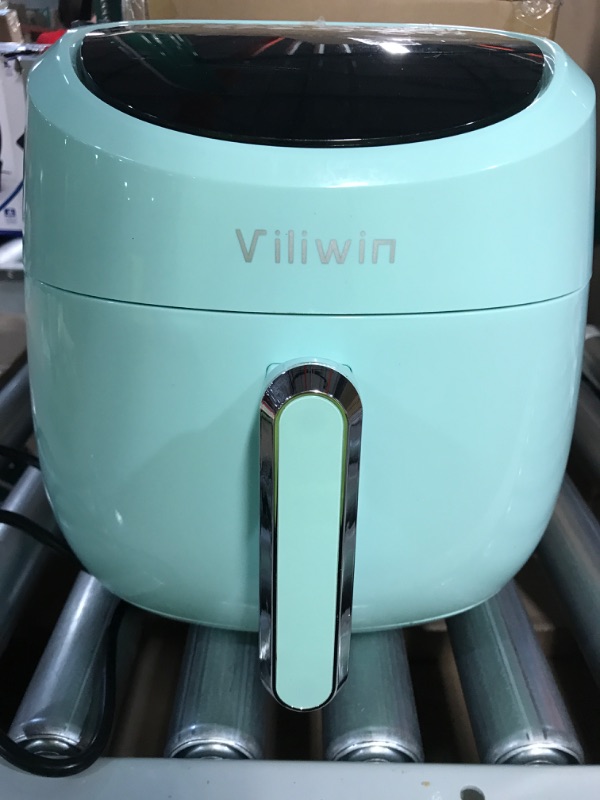 Photo 2 of **USED: SEE NOTES** VILIWIN 4.5 QT Digital Air Fryer BLUE