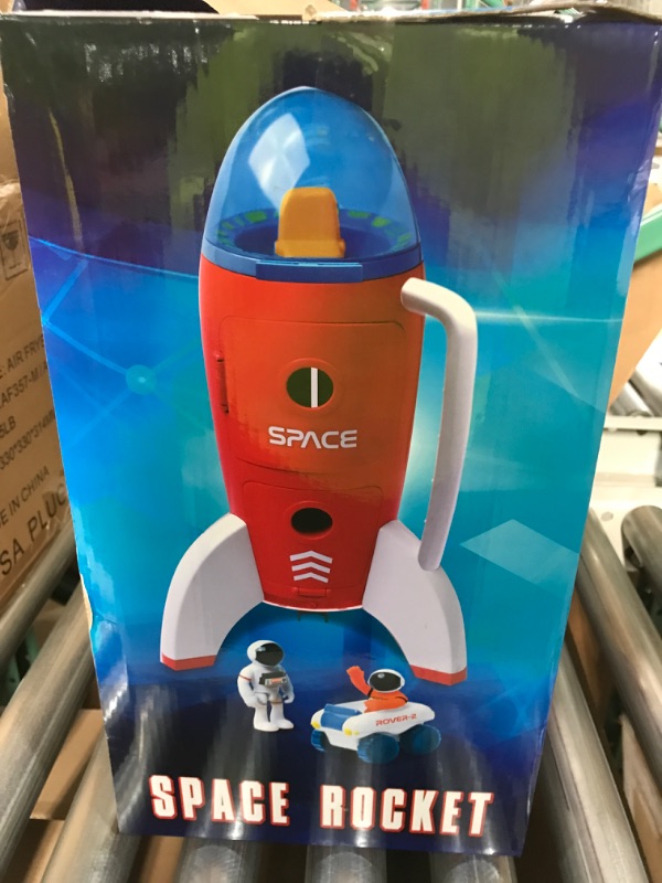 Photo 3 of ASTRO VENTURE Spaceship Rocket Toy Playset with 2 Astronauts and Rover Vehicle