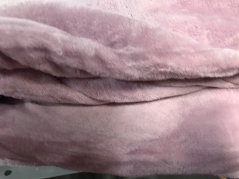 Photo 1 of **USED**Bedsure Flannel Fleece Blanket Twin Size (60 x80 inch),Lilac Light Purple Lavender Violet 