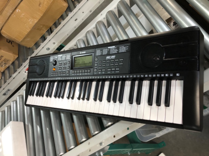 Photo 1 of **USED/SEE NOTES* Donner Keyboard Piano, 61 Key Piano Keyboard for Beginner/Professional, Electric with Piano Stand, Stool, Microphone Supports MP3/USB MIDI/Microphone/Insertion of the pedal