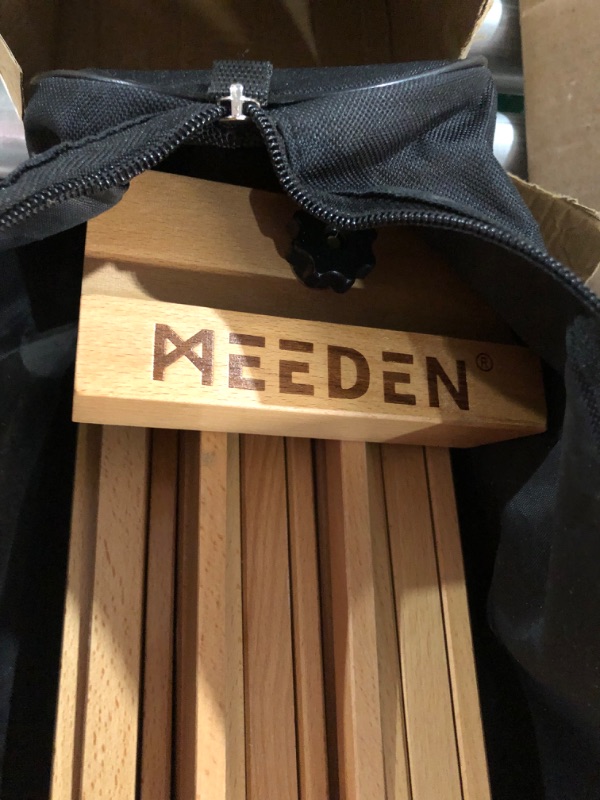 Photo 5 of **USED/SEE NOTES** MEEDEN Tripod Field Painting Easel with Carrying Case - Solid Beech Wood Universal Tripod Easel Portables, Hold Canvas up to 44"