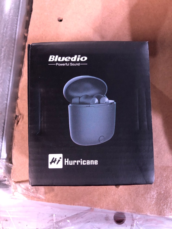 Photo 2 of *USED/SEE NOTES** Bluetooth 5.0 Wireless Earbuds, Bluedio Hi(Hurricane) Wireless Earbud Headphones in-Ear Earphones with Charging Case, Mini Car Headset Built-in Mic for Cell Phone/Running/Android, 5Hrs Playtime