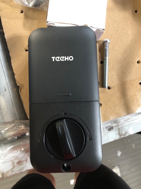 Photo 4 of **USED/SEE NOTES** TEEHO TE001 Keyless Entry Door Lock with Keypad - Smart Deadbolt Lock