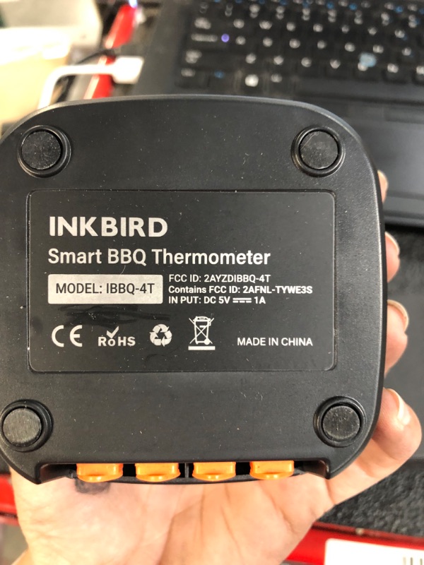 Photo 10 of **USED/SEE NOTES** Inkbird WiFi Grill Meat Thermometer IBBQ-4T with 4 Colored Probes, Wireless Barbecue Meat Thermometer with Calibration, Timer, High and Low Temperature Alarm