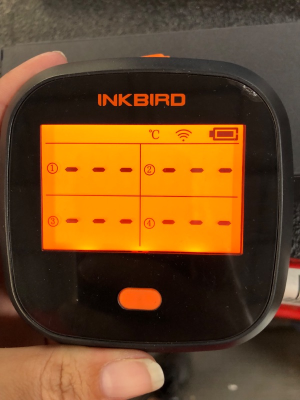 Photo 5 of **USED/SEE NOTES** Inkbird WiFi Grill Meat Thermometer IBBQ-4T with 4 Colored Probes, Wireless Barbecue Meat Thermometer with Calibration, Timer, High and Low Temperature Alarm