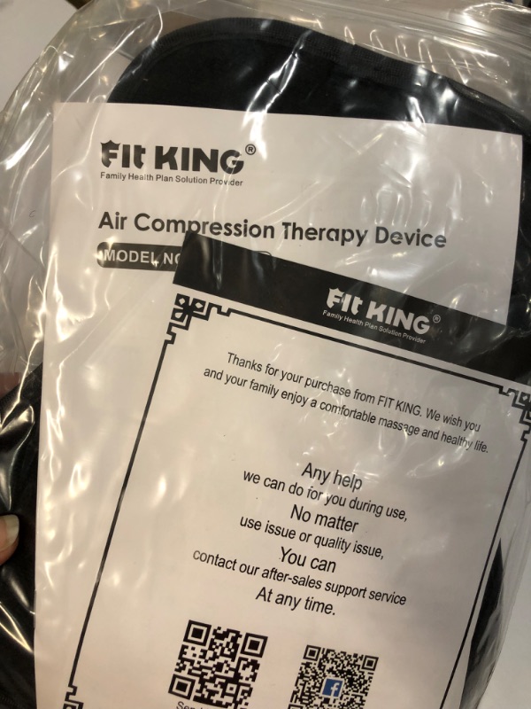 Photo 7 of **USED/SEE NOTES** FIT KING Foot and Leg Massager for Circulation and Relaxation with Hand-held Controller 3 Modes 3 Intensities FT-012A