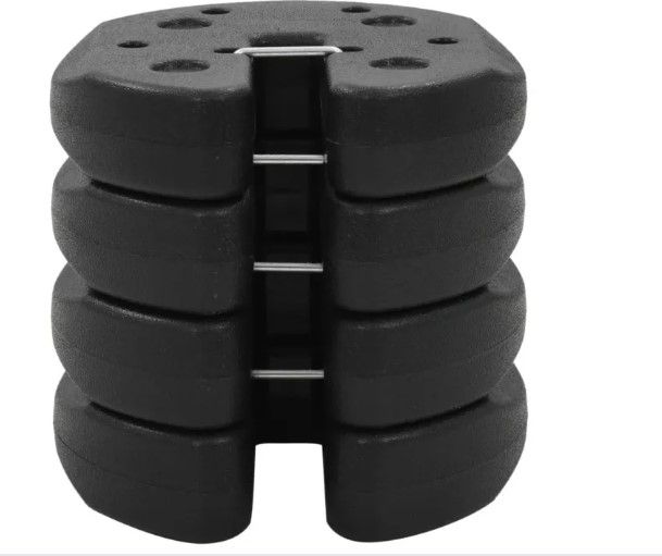 Photo 1 of *USED** Weight Plates 4 pcs in Black