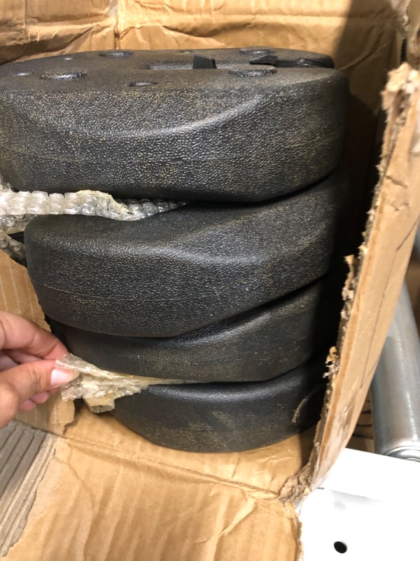 Photo 3 of *USED** Weight Plates 4 pcs in Black