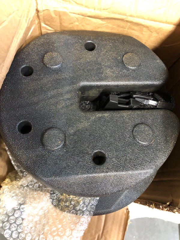 Photo 2 of *USED** Weight Plates 4 pcs in Black