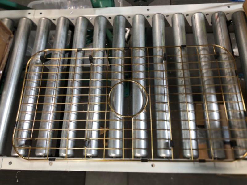 Photo 1 of *USED* Lonsince Sink Grid Gold 28 7/16" X 15 1/2",Sink Protectors for Kitchen Sink
