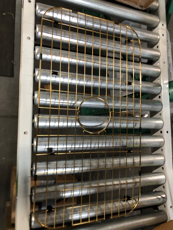 Photo 1 of *USED* Lonsince Sink Grid Gold 28 7/16" X 15 1/2",Sink Protectors for Kitchen Sink