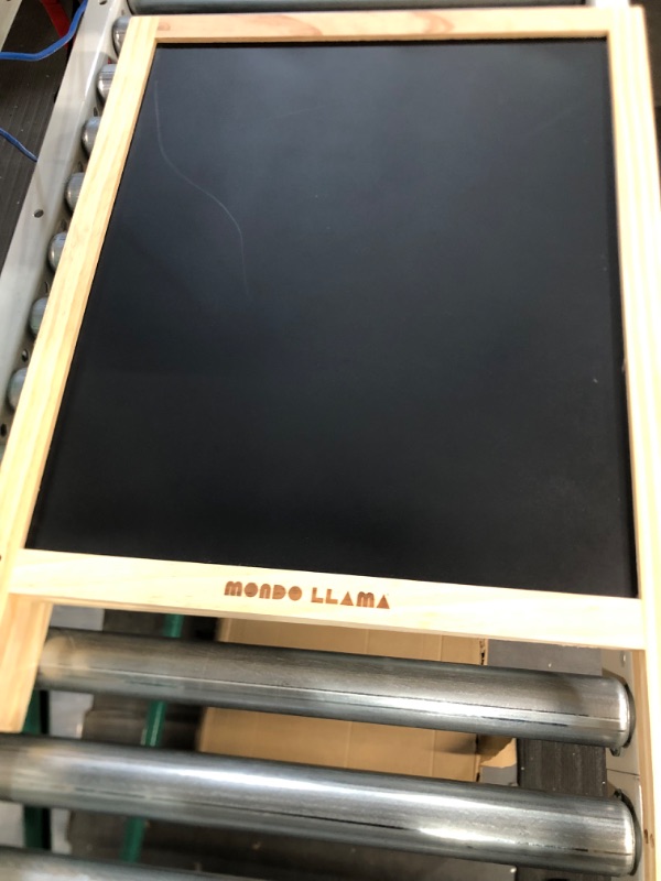 Photo 3 of *USED BUT LIKE NEW* 2-sided Dry Erase/Chalkboard Collapsible Easel with No-Spill Paint 