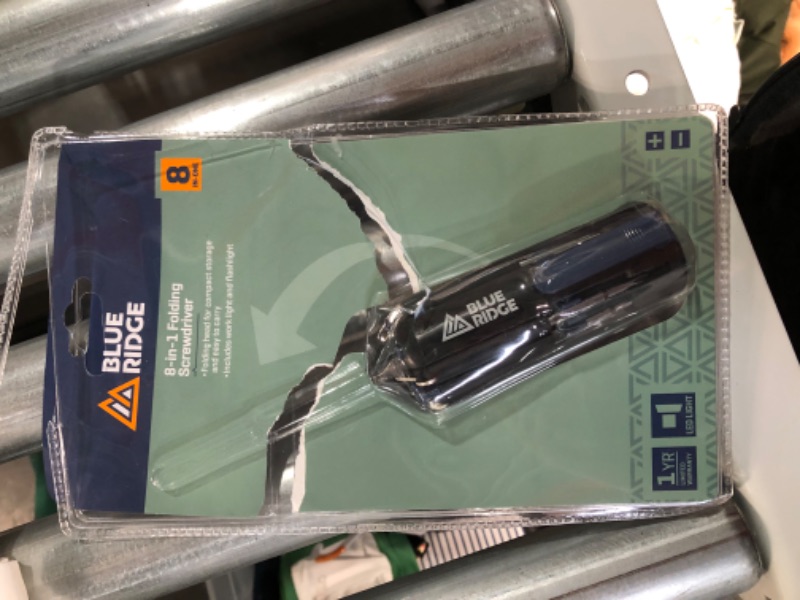 Photo 2 of ***SEE NOTES*** Blue Ridge Tools 8 in 1 Folding Screwdriver Multi Tool with light