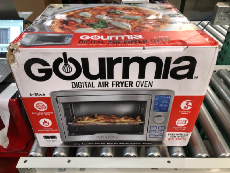 Photo 2 of ***SEE NOTES*** Gourmia Digital Stainless Steel Toaster Oven Air Fryer, Stainless Steel