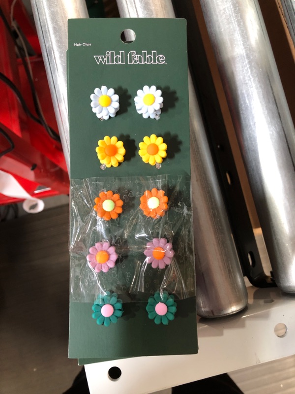 Photo 1 of Daisy Claw Hair Clip Set 10pc - Wild Fable, 4 Packs