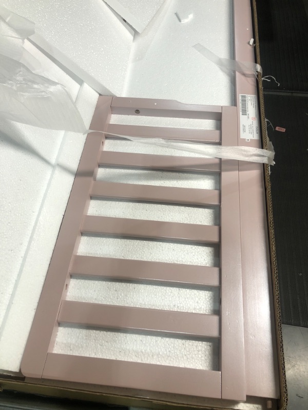 Photo 3 of Evolur Toddler Rail - Blush Pink (Pearl)